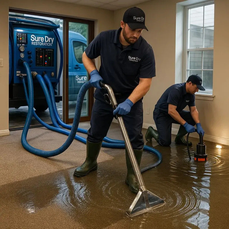 Water Extraction and Removal process in Portland, TX